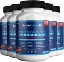 ProstaPure Advance Max Extra Force Prostate Health Support Additional, Saw Palmetto, Vegan, Non-GMO, Free - 300 kapsulių (5 pakuotės)