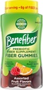 Benefiber Prebiotic Pluošto priedas Gummies for Digestive Health, Assorted Fruit Sfeor - 81 Skaičiavimas