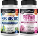 BioSchwartz Probiotic 40 Billion KSV 60 Count + Menopauzė Probiotikai moterims 30 Count