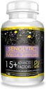 ACTIF Senolitic Support with 15 + Advanced Factors - Non-GMO, Fast- Each, Made in USA, 60 Count