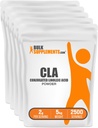 BulkSupples.com Konjuguoti linolo rūgšties milteliai - CLA priedas, mitybos priedas - Gluten Free, 2 g per Serving, 1kg (2,2 lbs) (pakuotė 5)