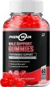 Phenoman vyrams Gummies - Pheno Man Max Performance, Phenoman Advanced Formulė, Papildomas stiprumas Natūralus papildas raumenų augimo & Bendra sveikatos parama ir atsiliepimai (1 Pack - 60 Gummies)