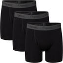 Ekologiški parašai Mens Underwear Boxer Briefs Cool Minkštas Stretchy Ethical 3 Pack