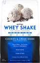Syntrax Nutrition Whey Shake, Cold Filtered & Undenatured Whey Protein Powder Blend, Cookies & Cream Shake, 2 lbs, Real Cookie Pieces