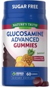 Nature's Truth Glucosamine Gummies | 60 Count | Sugar Free | Orange Pineapple Flavor | Non-GMO & Gluten Free Supplement