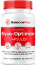 Balanso srauto Glyco Optimizer, Balanso srauto Glycol Optimizer priedas, Balanso srauto palaikymo kapsulės, Balanso srauto Kraujo paramos Advanced Formulės, 30 kapsulių 1 mėnesį