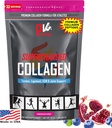 PhysiVantage Supercharged Collagen Peptides milteliai - hidrolizuotas Collagen bendras, Tendon, Ligart, & Odos sveikatingumo parama - Pomgranatas, Keto, Paleo, 16oz Bendrijoje 124; sustiprintas vitamino C, BCAA, Grass- Fed