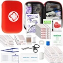First Aid Kit for Home Hiking Camping Outdoor Sport, 275 Pieces Survival Supplies Emergency Kit, Mini Gear Bag with Basic First-aid Essentials for Emergency Cases angel wish