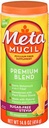 Metamucil Premium Blend Psyllium Fiber Powder Sugar-Free with Stevia Orange - 14.6 oz