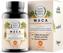 Organic Maca Root Capsules 1200 mg - Libido Booster for Women Fast Earning & Pocent ® 124; Aphrodisiac Addisiac Addiction124; Energy Pills from Peru ® 124; Apima Black Pepper for High Absorption ® 124; Vegan, 120 Ct
