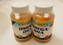Omega Plus DHA Eterinės riebalų rūgštys - Pure Omega 3 riebalų rūgštys - Chia aliejus + DHA - Gummies - Teen, Vyrai, Moterys EFA ir DHA papildai