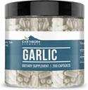 Earthborn Elements Garlic 200 Capsules, Pure & Undiluted, No Additives