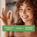 Smegenų priedas atminčiai, smegenų fokusui, fokusui, nuodai, koncentracijai ir kognityvinei funkcijai - Liūto dvaras su Ginkgo Biloba ir dviem probiotikais (180 grafas - 3 mėnesių tiekimas)