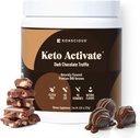Tamsusis šokoladas: Pure Keto Praturtykite miltelius su šokoladu Keton- 124; Jumpstart Ketosis & Boost energy su natūraliu Konscious Keto papildu