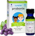 Probonix Humarian Skysti Probiotikai vaikams nuo 1-9 metų amžiaus - Superior 8-padermės probiotiniai lašai stiprinti Gutmedžio sveikata, imunitetas ir daugiau - 30 dienų tiekimo - Skanus vynuogių skonio