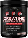 ZEBORA Micronized Creatine Monohydrate Powder, Creatine Monohydrate for Women-Men, Helps Muscle Recovery, Enhances Muscle Size & Strength with 5G Creatine and 1G Taurine