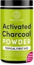 Charcol House Hardwood Aktyvinti anglies milteliai - Topical First Aid for Making Charcoal Poultics, Charcoal Foot Soaks, Charcoal Vonios & More! - 10oz