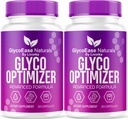 (2 pack) GlycoEase Glyco Optimizer - Oficiali GlycoEase Pills Gamtos papildas Parama, Glycohase Premium Naturals Capsules, Glycoeas Advanced Formulės Atsiliepimai, 60 Capsules for 2 Months