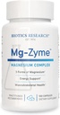 Biotics Research Mg-Zyme ™ Triple Magnis kompleksas 100 mg- Magnio glicinatas, gliukonatas, aspartatas Chelated papildas, High Absorption, Palaikymas Miegas, Energija, Širdies ir kraujagyslių