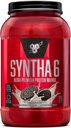 BSN SYNTHA- 6 Išrūgų baltymų milteliai, Micellar Casein, Pieno baltymų izoliatų milteliai, sausainiai ir kremas, 28 Paslaugos (Pakuotės gegužės Vary)