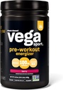 Vega Sport Energizer, Acai Berry, Pre Workout Powder for Women and Men, Supports Energy and Focus, Electrolytes, Vegan, Keto, Gluten Free, Dairy Free, Non GMO (25 Servings) , 1.01 Pound (Pack of 1)