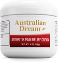 Australian Dream Artritas Skausmo malšinimo kremas - Raminantis ir neriebaluotas - Galingas topinis artritas Skausmo malšinimo - Geras raumenų Aches arba sąnarių - 4 oz Jar
