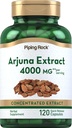 Piping Rock Arjuna Extract (Arjuna) 124; 4000 mg Ş124; 120 Capsules (Arjuna Bark Herb) 124; Koncentruotas augalinis priedas ne- GMO, Gluten Free