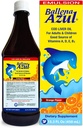 Ballena Azul Aceite de Hígado de Bacalao para Adultos y Niños, COD kepenų aliejus suaugusiems ir vaikams, geras šaltinis vitaminų A, D, E, B1, dieta priedas, Omega 3, Inmune sistema Boost (ORANGE 15 OZ)