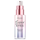 Olay Super Eye Serum - Vitaminas C, Kofeinas, Niacinamidas, Amino Peptidas, Aloe Vera - Brightens Dark Circles, Anti- raukšlės, Anti- Aging, Brightening, Smooths Fine Lines, Fine Lines, Fulming, Hydrating, 0.45 Oz