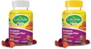 Culturelle Kids Dienos Probiotinis + Veggie Pluoštas Gummies (60 & 30 Count) - Berry Schilor, Digusive & Immunal Health Support