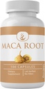 PURE ORIGINAL INGREDIENTS Maca Root, (100 Capsules) Visada Grynas, Nėra priedų ar piltuvai, Lab Patikrinta