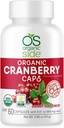 Organic Cranberry 60 Capsules - Prevencija UTI - Sertifikuota USDA - Ne GMO - Veganas