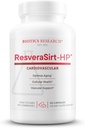 Biotics ResveraSirt HP Formuluota Dr. Mark Houston, Trans Resveratrol, Quercetin, Didinti Sirtuin Activity, Širdies ir kraujagyslių parama, Širdies galia, Kraujagyslių parama, 120 Capsules