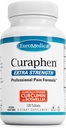 EuroMedica Curaphen Extra Strength - Curcumin & Boswellia Supplement for Healthy Circulation Support - Turmeric Supplement to Support Joints, Muscle Health & Endorphin Production - 120 Tablets