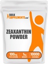 BulkSupp. com Zeaksantino milteliai - Zeaksantino papildai, iš Marigold gėlių ekstrakto - Gluten Free, 100mg (Zeaksantino 5 mg) per Tarnybą, 1kg (2,2 lbs) (pakuotė 1)