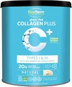 Biochem Collagen Plus proteinas - 1.4lb - Natūralus skonis - 20g kolageno baltymų milteliai - Skatina plaukų, odos, nagų, sąnarių ir kaulų sveikata - Amino rūgštis - Keto- Friendly - Minkšti audinių parama