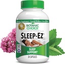 Botaninis pasirinkimas Sleep- Ez- Galingas maišymo Valerijono ekstraktas, Melatoninas, Apyniai, Kava Kava ir Lemon Balm padėti Foster Miego be grogness (30 Capsules)