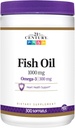 21 Century Fish Oil 1000 mg Softgels, 300-Count (3 rinkinys)
