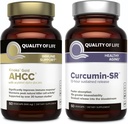 Gyvenimo kokybė Savybės Kinoko aukso AHCC ir mikroaktyvus Curcumin SR - Imuninė parama Curcumin Bundle