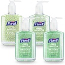 PURELL Advanced Hand Sanitizer Naturals with Plant Baseline Alkoholis, Citrus Scent, 8 fl oz Pump Butelis (pakuotė 4) - 9626- 06- ECDECO