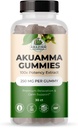 Nuostabus botanikos akuamma gummies - High Potency Daily Wellness Gummy, Vegan, Non- GMO, Nemokamas žolinis priedas - 250MG Per Guminis su natūralių laukinių uogų skonio (30 Skaičiavimas)