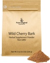 PURE ORIGINAL INGREDIENTS Wild Cherry Bark (8 oz) Non GMO, No Filers or Additives