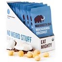 Mammoth Bar Macadamia Coconut Bar - 10 Organic Protein Bars – Prebiotic • Paleo • Gluten Free • Egg Protein • GMO Free • Raw • Premium Nuts