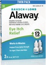 Alaway Antihistaminas, Akių Itch Relief lašai, Twin Pack, 0,34 fl oz Kiekvienas