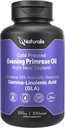 Naturalis Evening Primrose Oil (Cold Pressed) | 100% Natural from New Zealand | Non-GMO, Soy & Gluten Free, Zero Filler | 300 Mini-Softgels