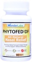 Wonder Laboratories Phytofed-DF All-Natural Nasal Relief and Decongestant, 90 Tablets