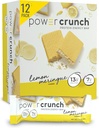 Power Crunch proteino vaflių barai, aukštos baltymų užkandžiai su skaniu skoniu, Lemon Meringue, 1.4 Ounce (12 Count)
