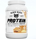 Black Magic Multi- Source Išrūgų baltymų milteliai - Išrūgų, Kiaušinių, Casein kompleksas su fermentų ir MCT anketa Keto, Low Sugar Pre / Post Dirbti Honey Graham Cracker Skonis 24g 2 LB, Paketas 1
