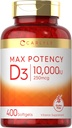 Carlyle Vitaminas D 10000 TV 400 Softgels