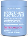 BodyHealth Perfect Amino Electrolytes Mill No Sugar, Keto Sugar Free Fasting Electrolytes Drink Mix, Hydration Mill with Trace Minerals - Watermelon - 30 Servings
